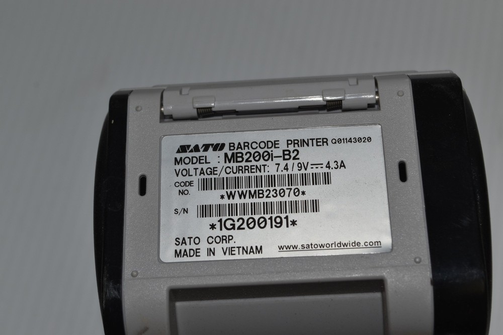 ^^ Sato MB200i-B2 Portable Wireless Direct Barcode Thermal Printer( FDX1)