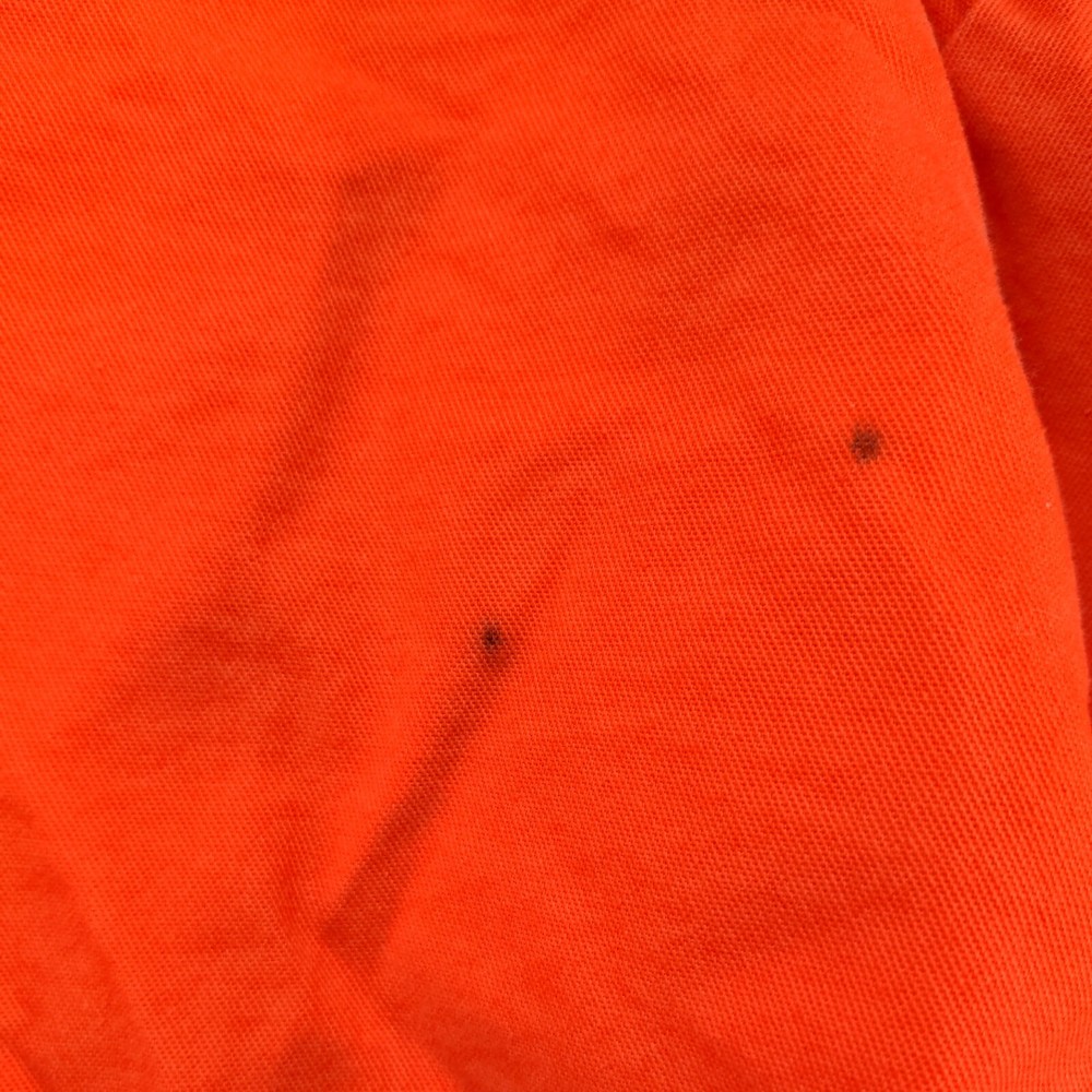 Unbranded Men's Flame Resistant Jacket Orange XL Snap Button Workwear