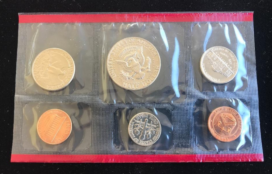 THREE 1984 UNCIRCULATED P & D MINT SETS ~ FIVE-COIN SETS EACH MINT ~US MINT PACK