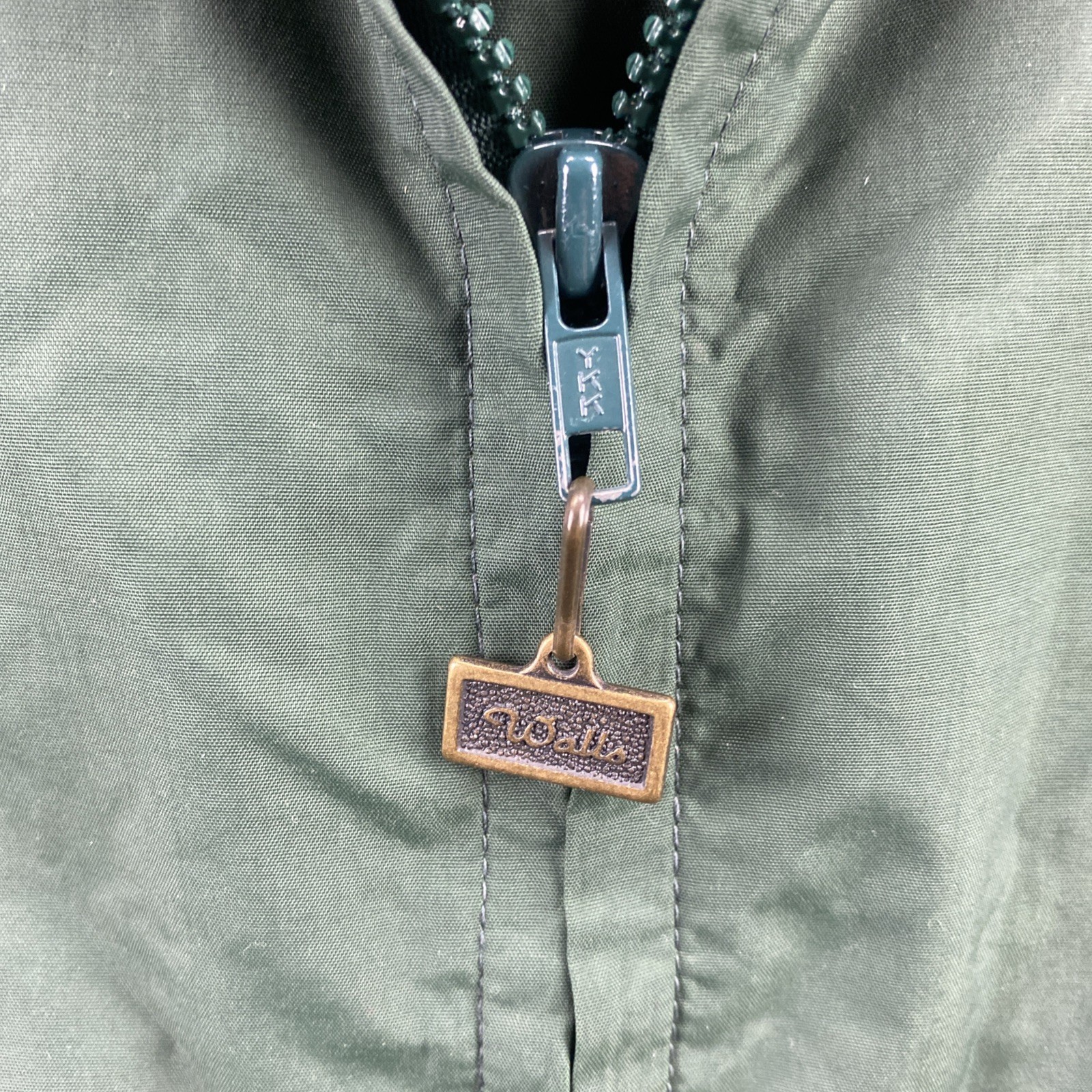 Walls XL Green Rain Suit Set Jacket Pants Waterproof Hooded Nylon Outdoor