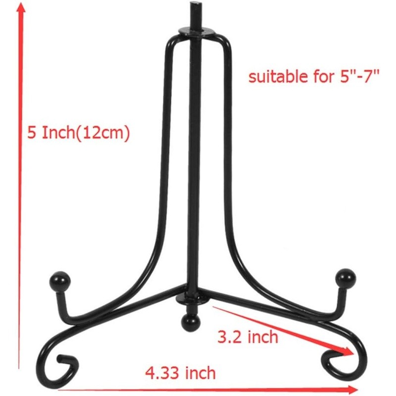 Metal Adjustable Display Stand Foldable Elegant Support Gallery Cafe Office New
