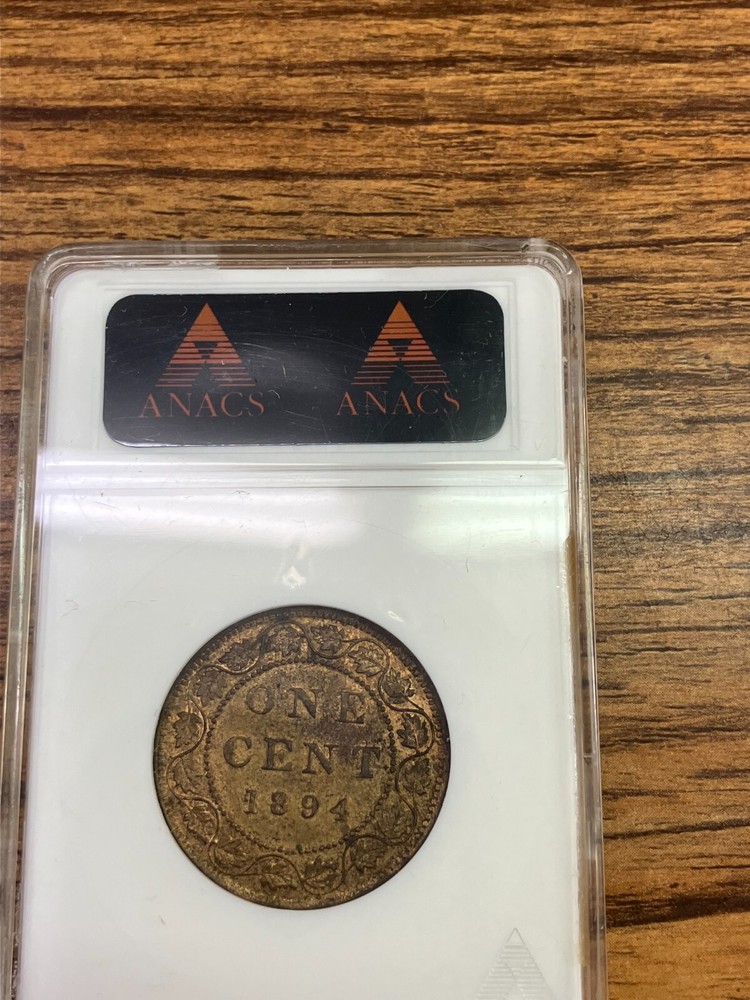 1894 CANADA Cent ANACS MS 62 RB