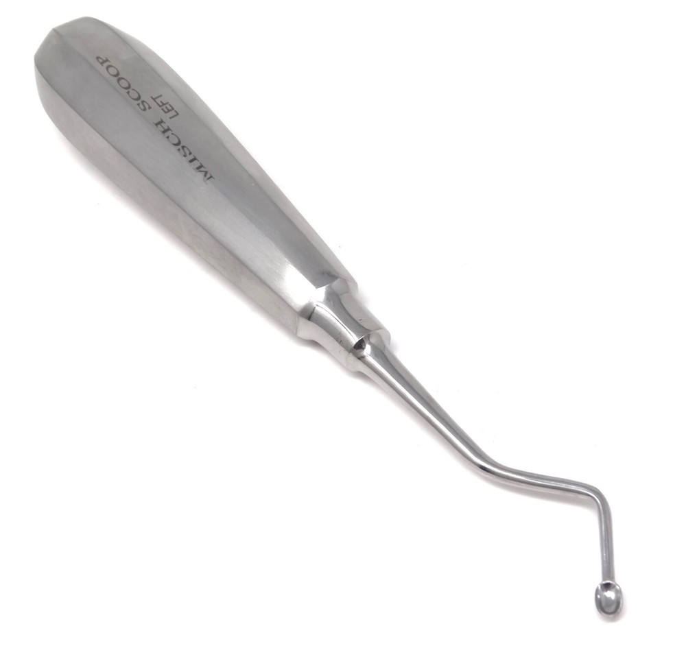 DENTAL TOOTH SURGERY ROOT TIP ELEVATOR Misch Scoop Left STAINLESS STEEL