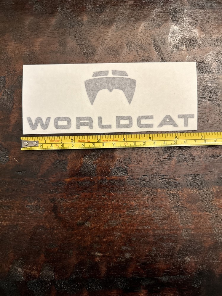World Cat Boats Decal