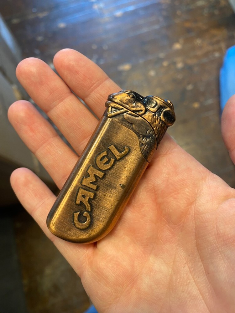 camel zippo lighter vintage