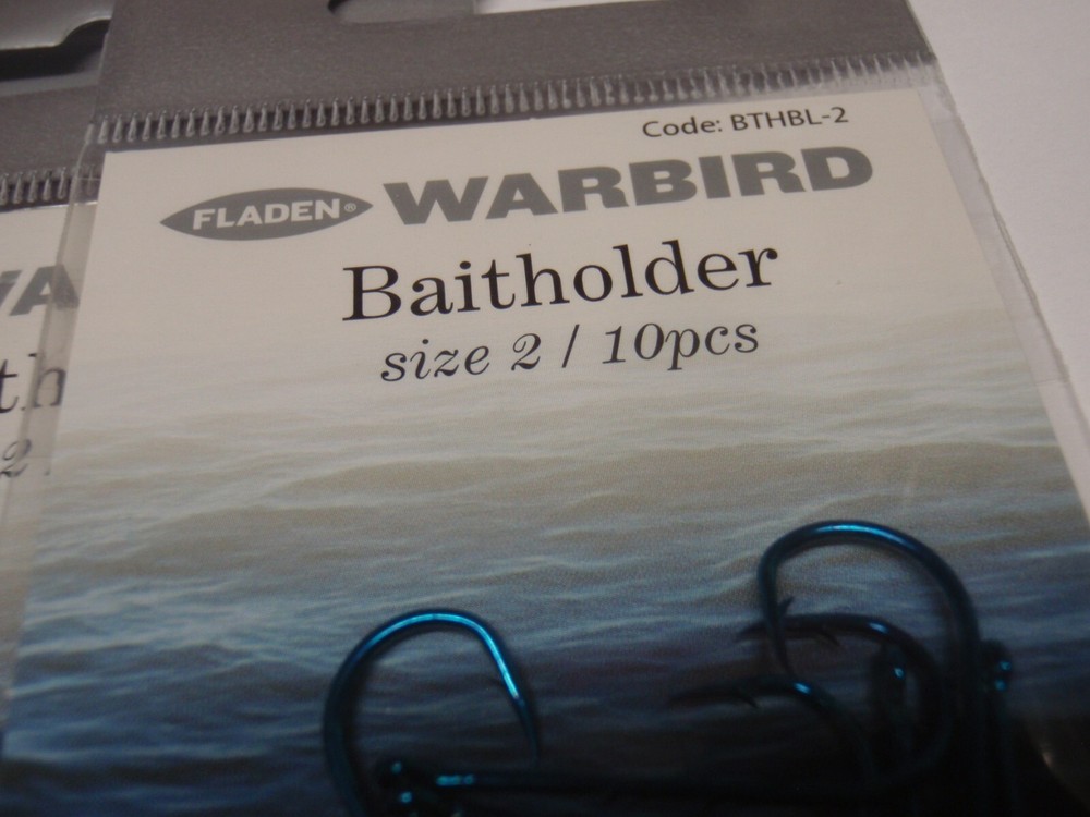 Fladen Warbird baitholder hooks size 2 (50 hooks)