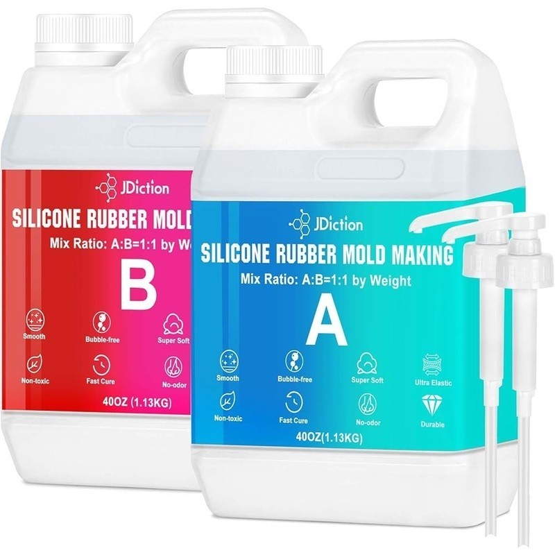 Liquid Silicone Mold Making Kit Quick Curing Bubble Free Flexible Durable New