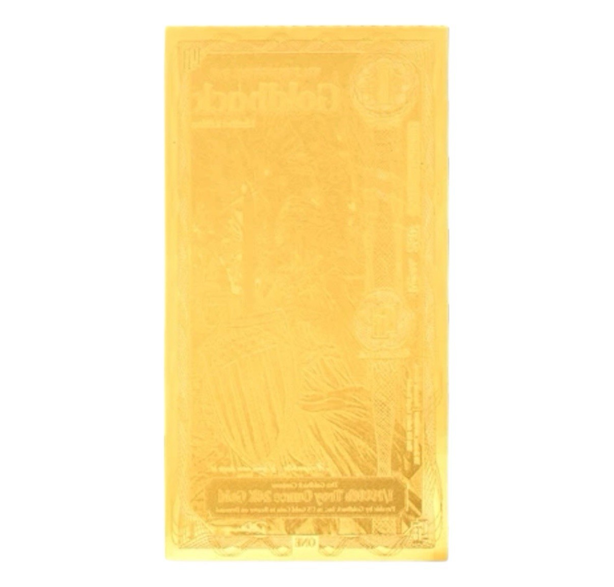 1 WASHINGTON DC GOLDBACK 1/1000 OZ 250 YEARS COMMEMORATIVE EDITION BU 🔥