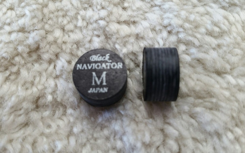 FREE SAME DAY SHIPPING (1) Navigator Black MEDIUM Pool Cue Tip