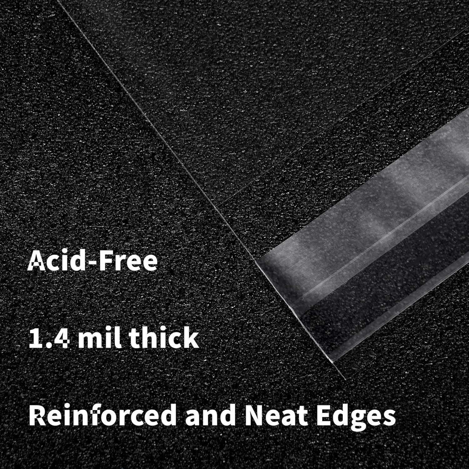 Plastic Cello Bags Clear Food Grade Self Sealing Bulk Pack of 200 4x6 Inches