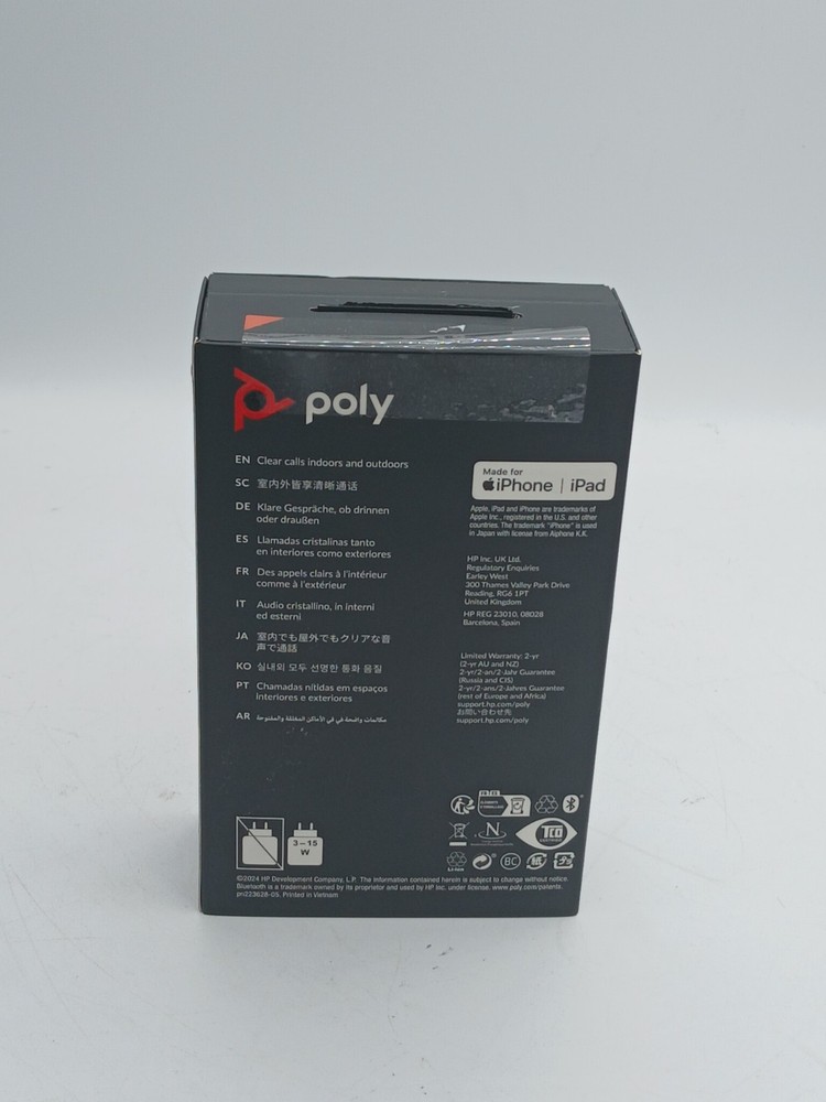 Poly Voyager Legend 30 Bluetooth Monaural Headset AV4P5AA - for iOS Android PC