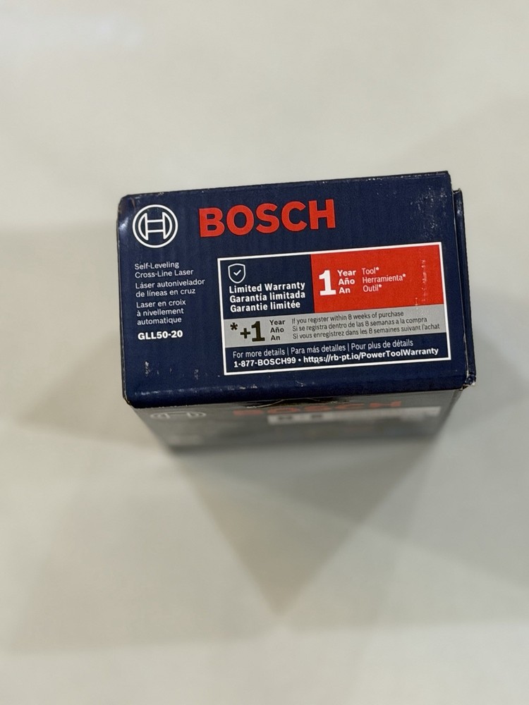 Bosch GLL50-20 50ft Range Self Leveling Cross Line Laser