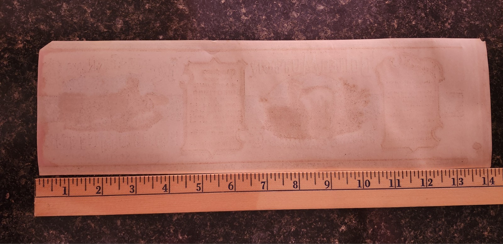 1890's VINTAGE CAN LABEL BOILED MUTTON RANGE CANNING CO. FORT MCKAVETT, TEXAS