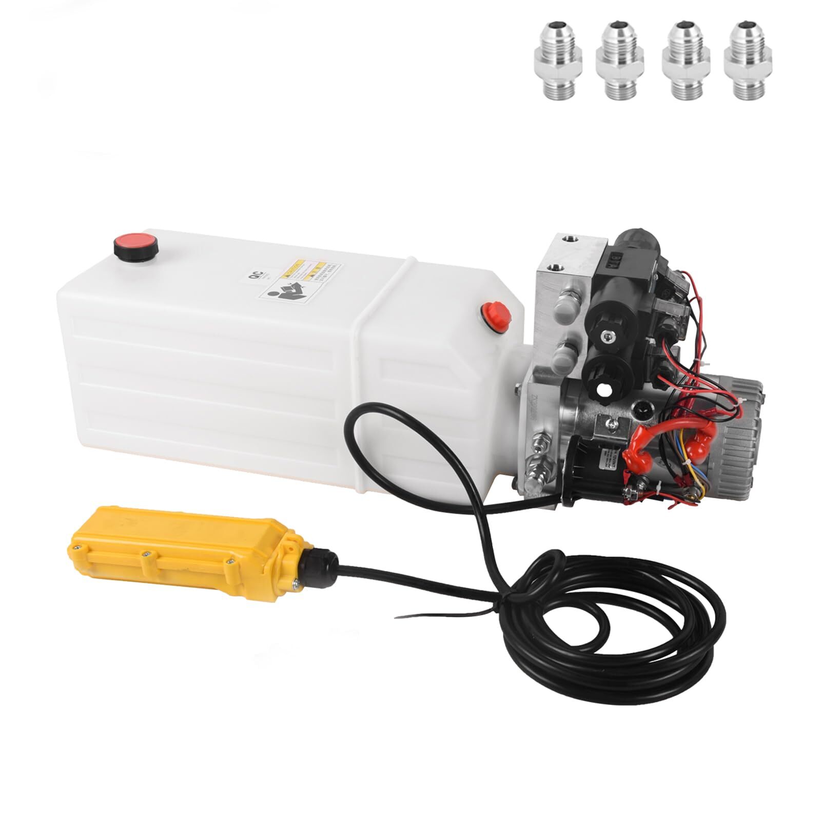 8 Quart Hydraulic Pump 12V DC Hydraulic Power Unit Double Acting Hydraulic Pump