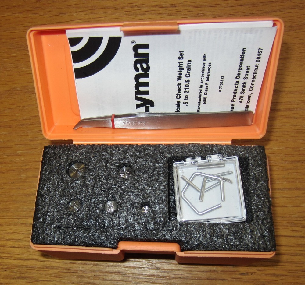 Lyman 7752313 Scale Weight Check Set