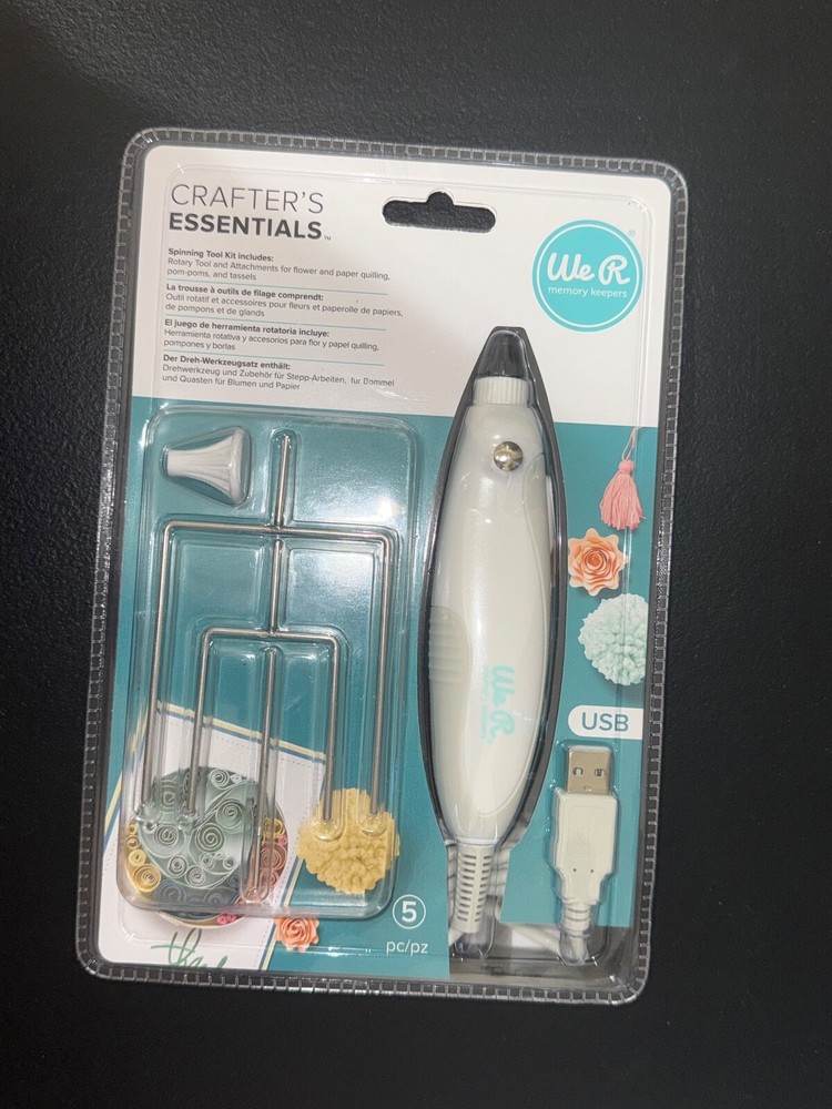 We R Memory Keepers Crafter's Essentials USB Spinning Tool Kit