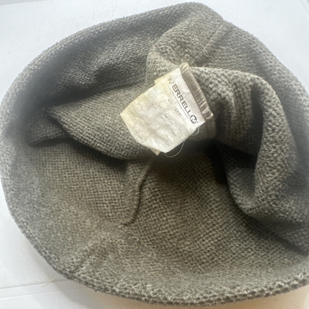 Merrell Unisex Adults Active Winter Beanie Hat Polyester Blend Green EUC