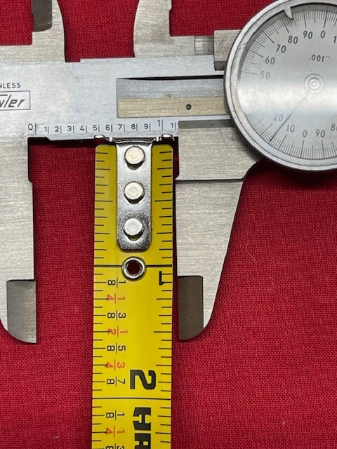 Fowler Dial Caliper with Regular Jaws, White Face, 6" - VINTAGE