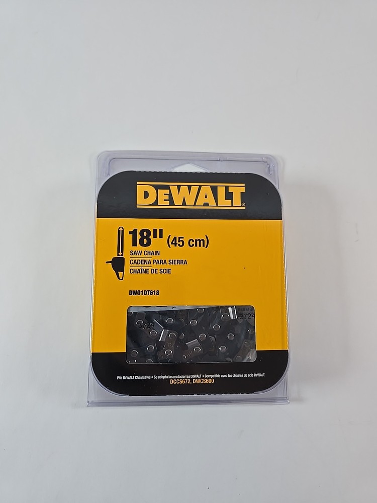 DEWALT DWO1DT618 18" REPLACMENT CHAIN FOR THE DWCS600 DCCS672