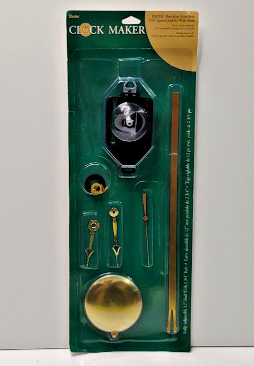 Darice Clock Maker 5/16 With Pendulum P10523P NEW