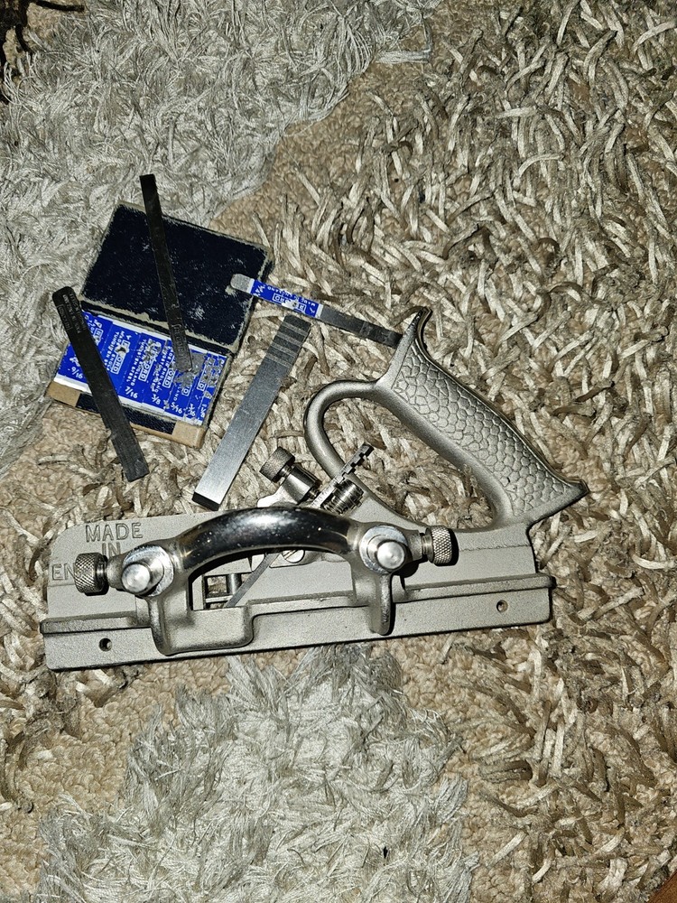 RECORD PLOUGH PLANE 044 with CUTTERS Set AND ORIGINAL BOX