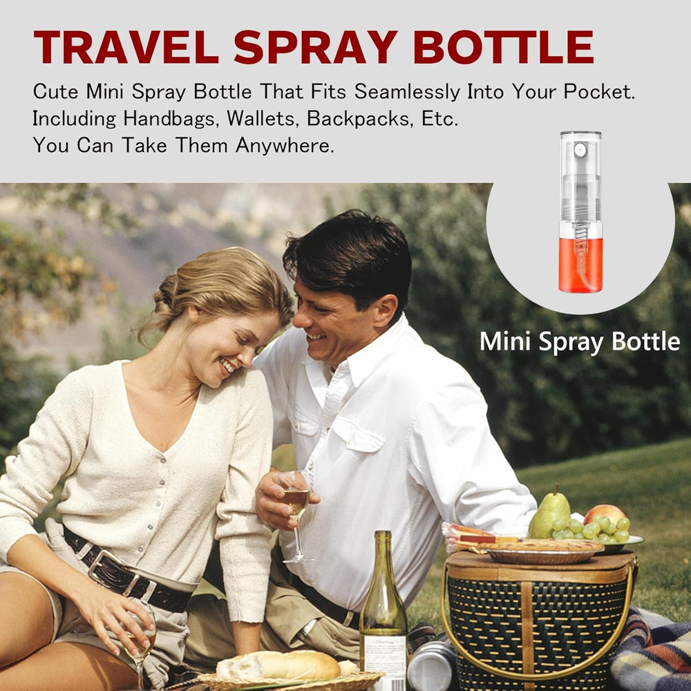 Mini Spray Bottle 2Ml, Refillable Glass Spray Bottle, Glass Bottle Atomizer, Per