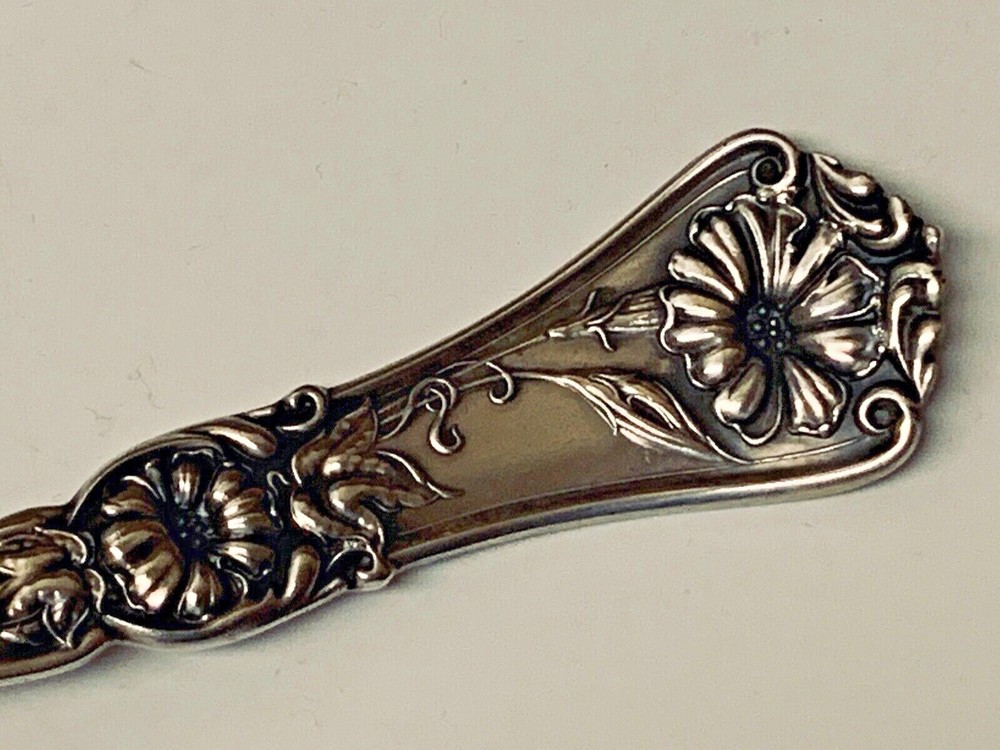 LARGE SILVER PLATE 8 1/2 INCHE FORK