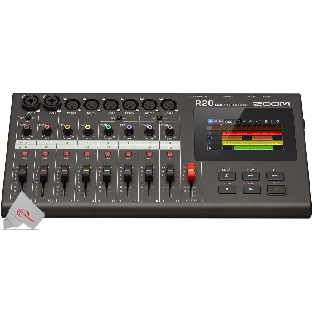 Zoom R20 Portable Multitrack / 16 Track Recorder