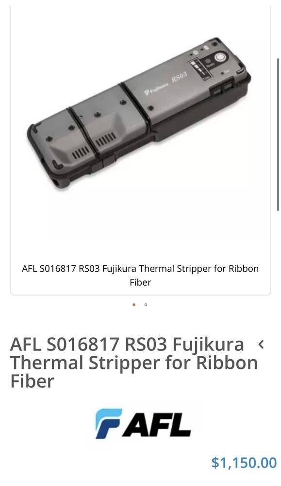 fujikura fiber optic splicing Kit