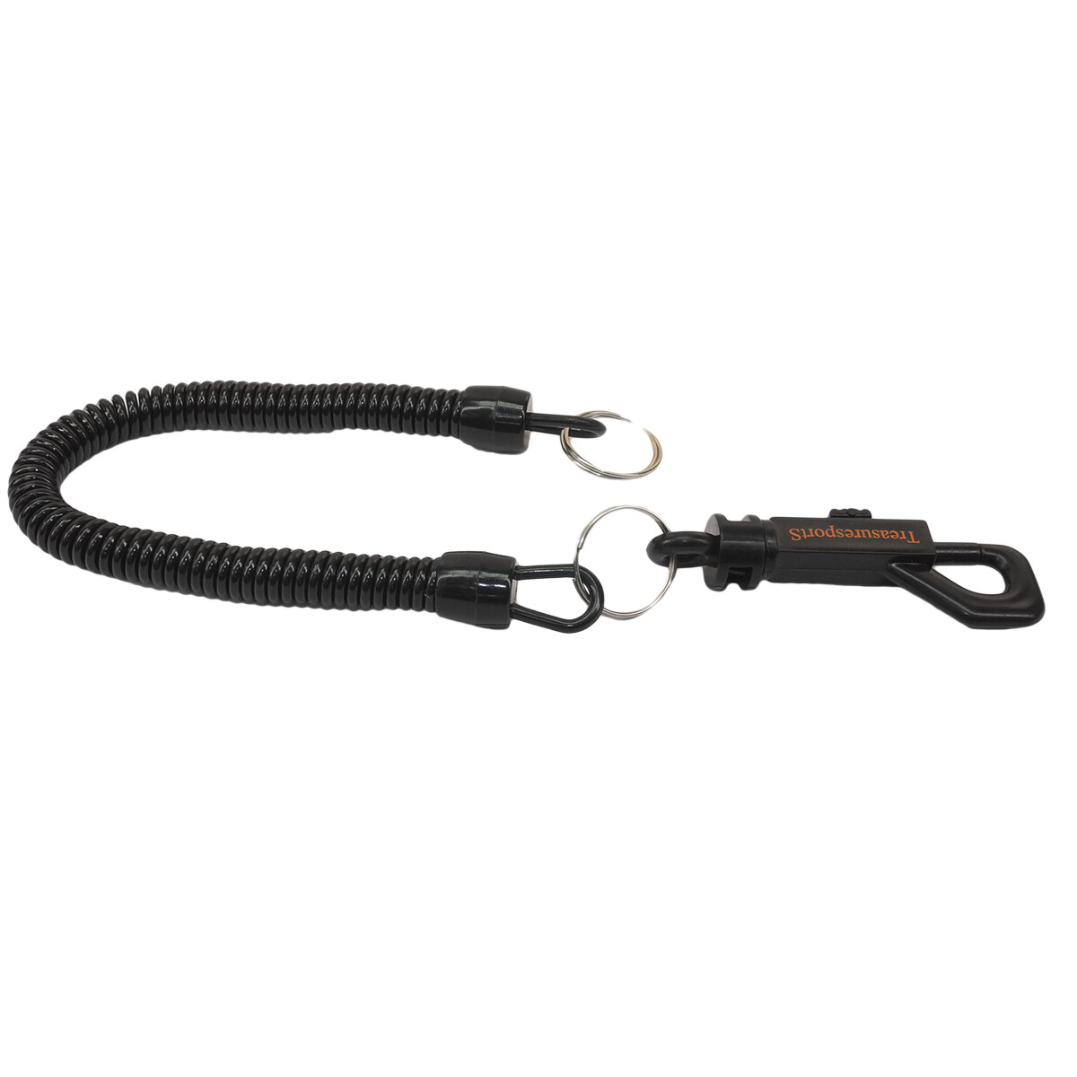 Serious Detecting Black Security Fastener Lanyard for Pinpointer Metal Detector