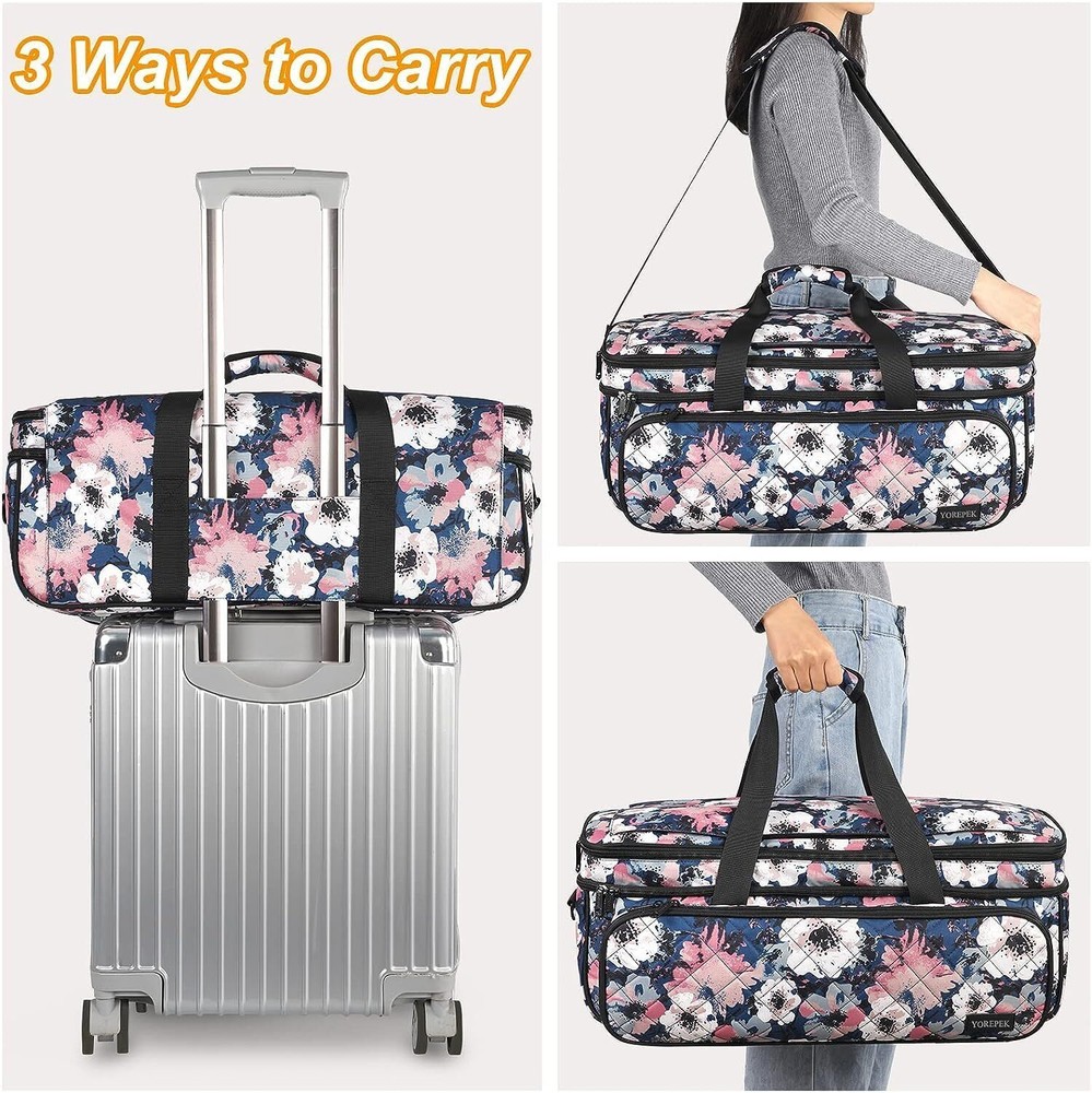 Double-Layer Carrying Case for Cricut Maker, Maker 3, Explore Air 2, Explore 3
