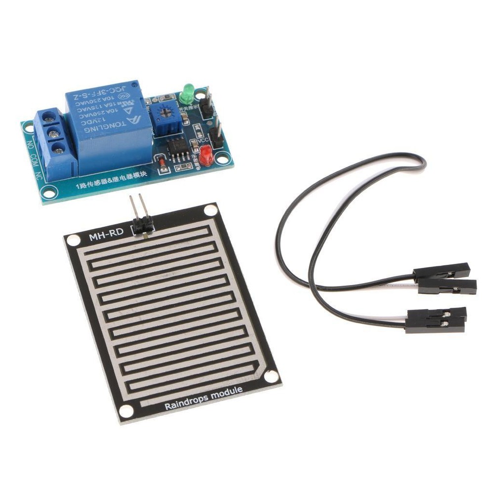 12V Raindrop Controller Module With Relay Module for Weather