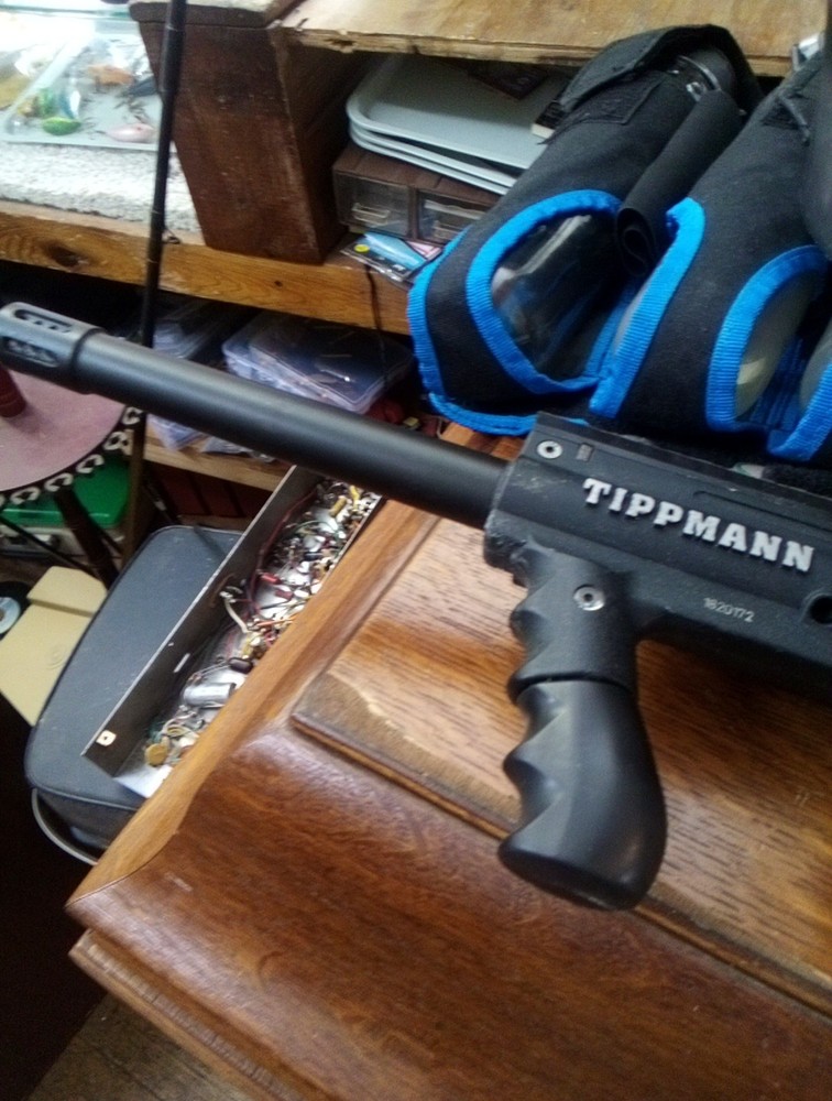 tippmann 98 custom paintball gun Untested