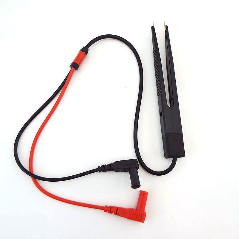 Multimeter Test Tweezer Cable SMD IC Test Lead Clip Pen for Electrical Testing