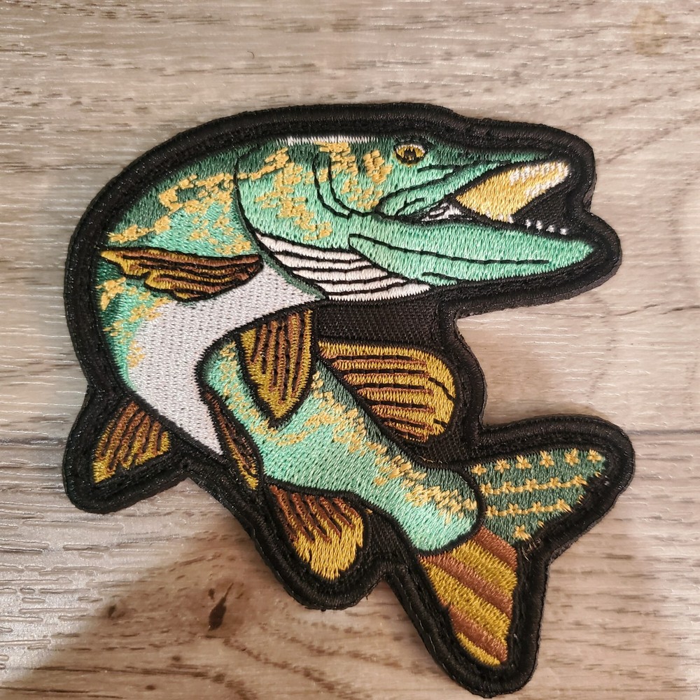 TROUT - FISHING Tactical Morale Patch Hook and Loop