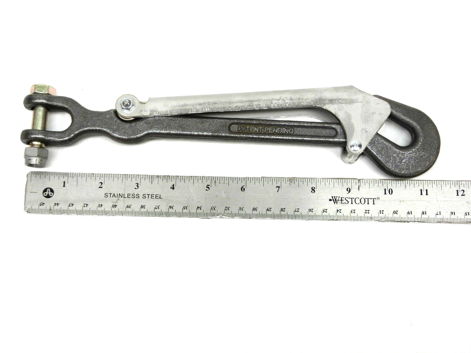 Crosby Quick connect safety hook 11.5" 2000 WLL Long handle release 1/2" hook HR