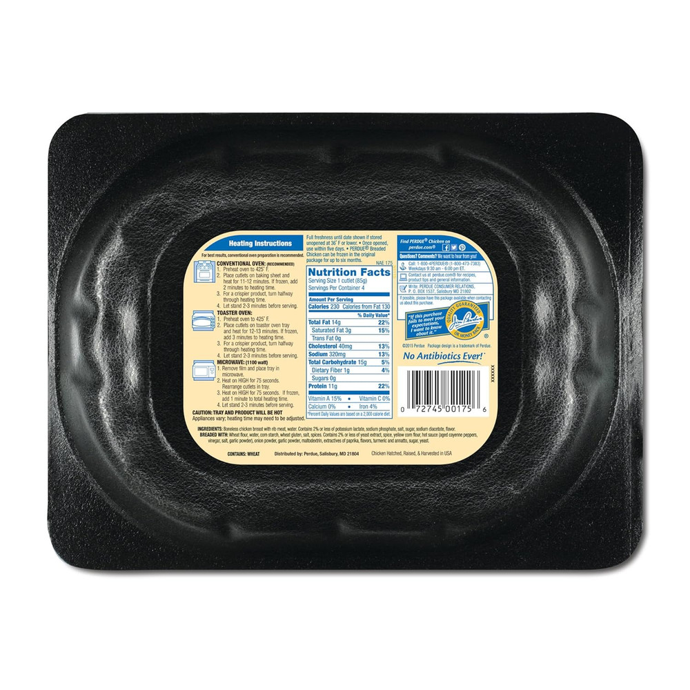 , Spicy Breaded Chicken Cutlet, 0.75 Lb