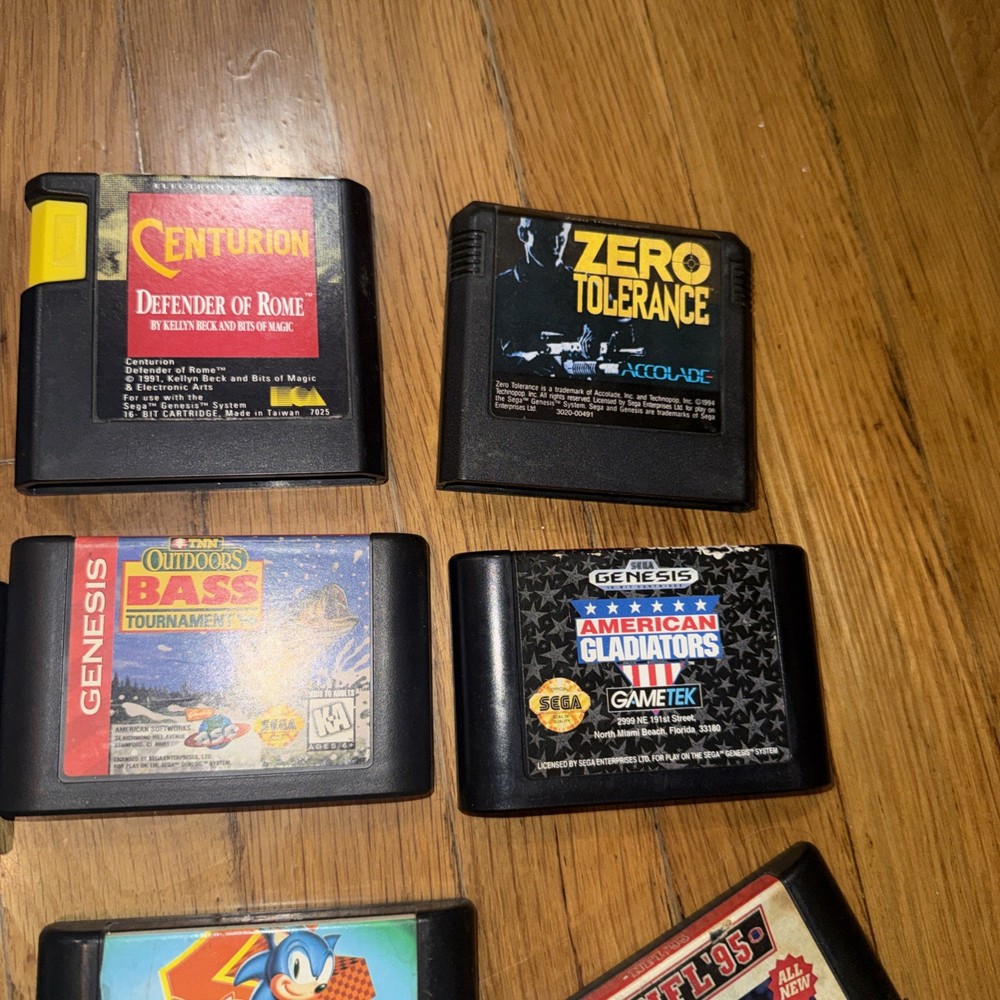 Sega Genesis 2 Black Game Console System Bundle with 2 Controllers and Cables