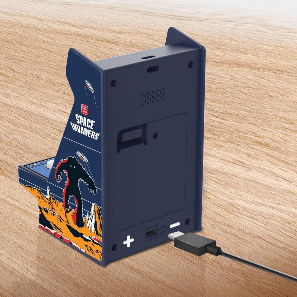 Space Invaders Nano Player Pro-4.8 Fully Playable Portable Mini Arcade Machine,