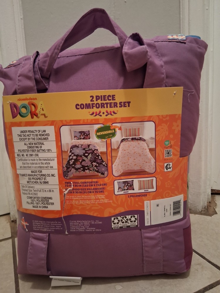 Dora 2 Piece Comforter Set Twin/Full