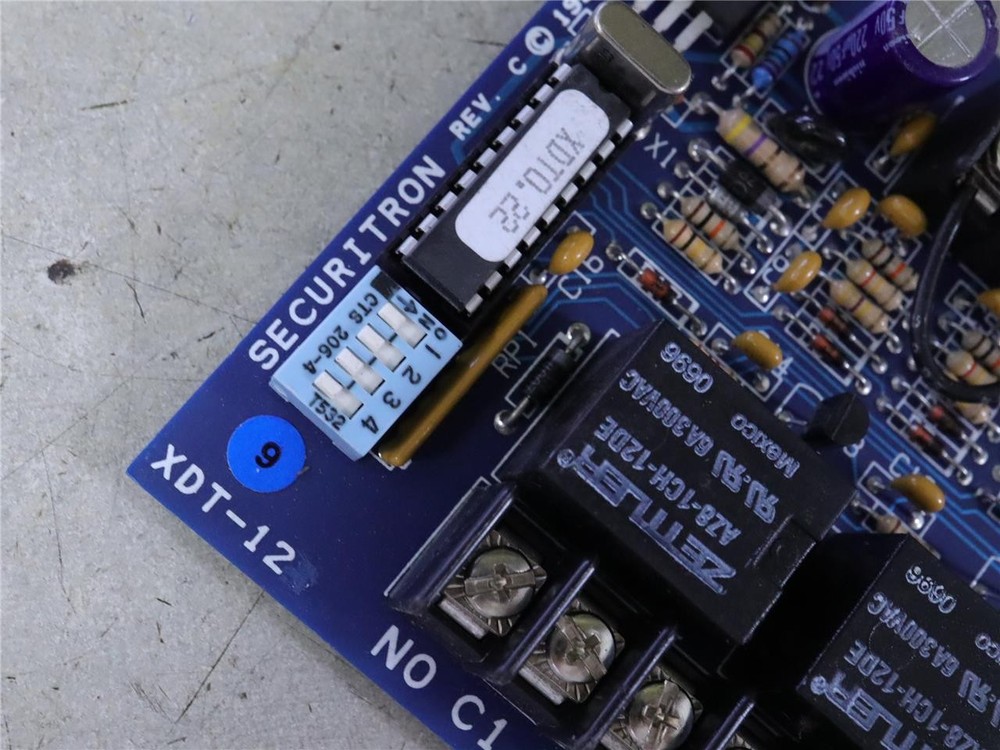 Securitron XDT-12 Exit Delay Timer Control Circuit Board
