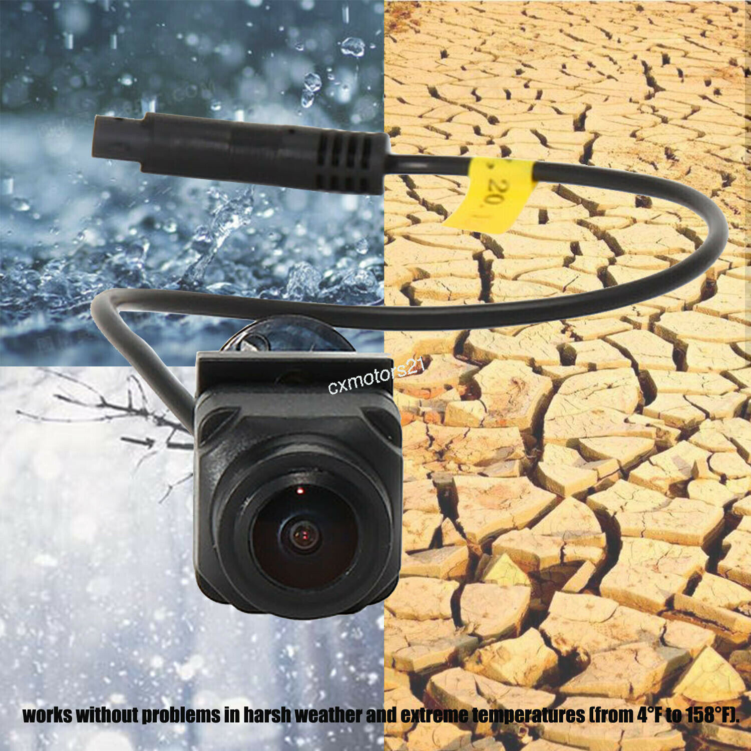 For Jeep Wrangler JL Rubicon 2018-21 Gladiator JT Off-Road Front View Camera Kit