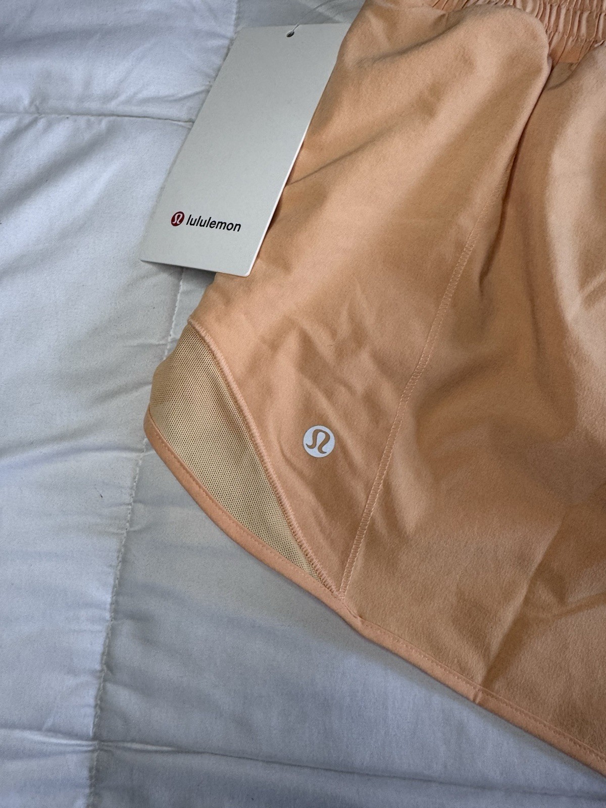 NEW Lululemon Hotty Hot Shorts Size 14 HR High Rise 2.5” Lined Rock Melon NWT