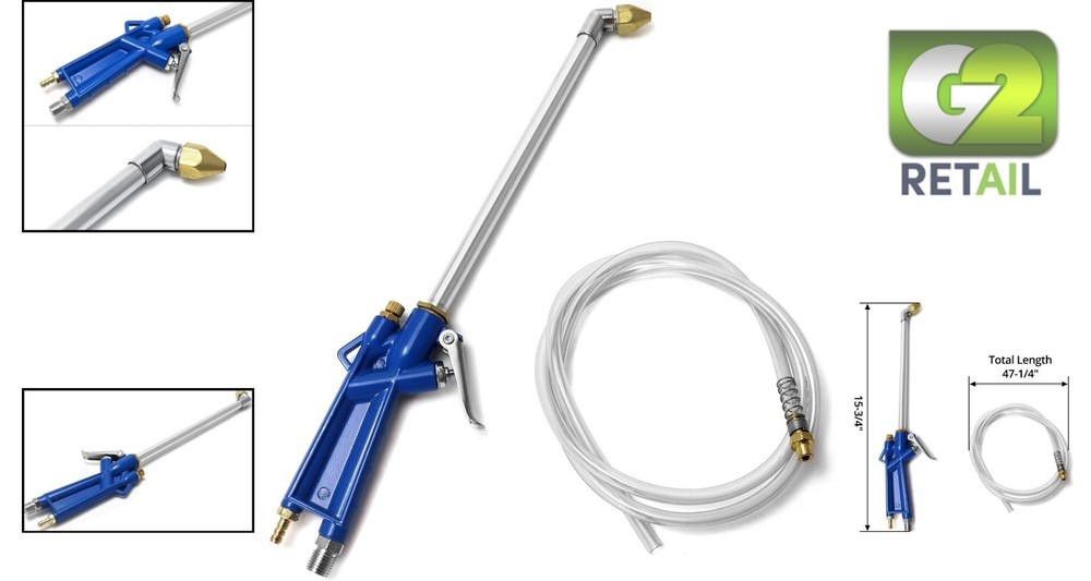 Professional-Grade Pneumatic Cleaning Gun - 4Ft Hose for Maximum Efficiency