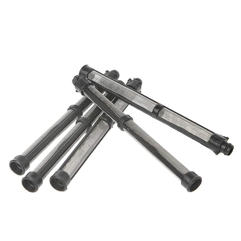 5Pcs Black 60 Mesh Airless Pump Filter For Airless Spray Replacement Tools