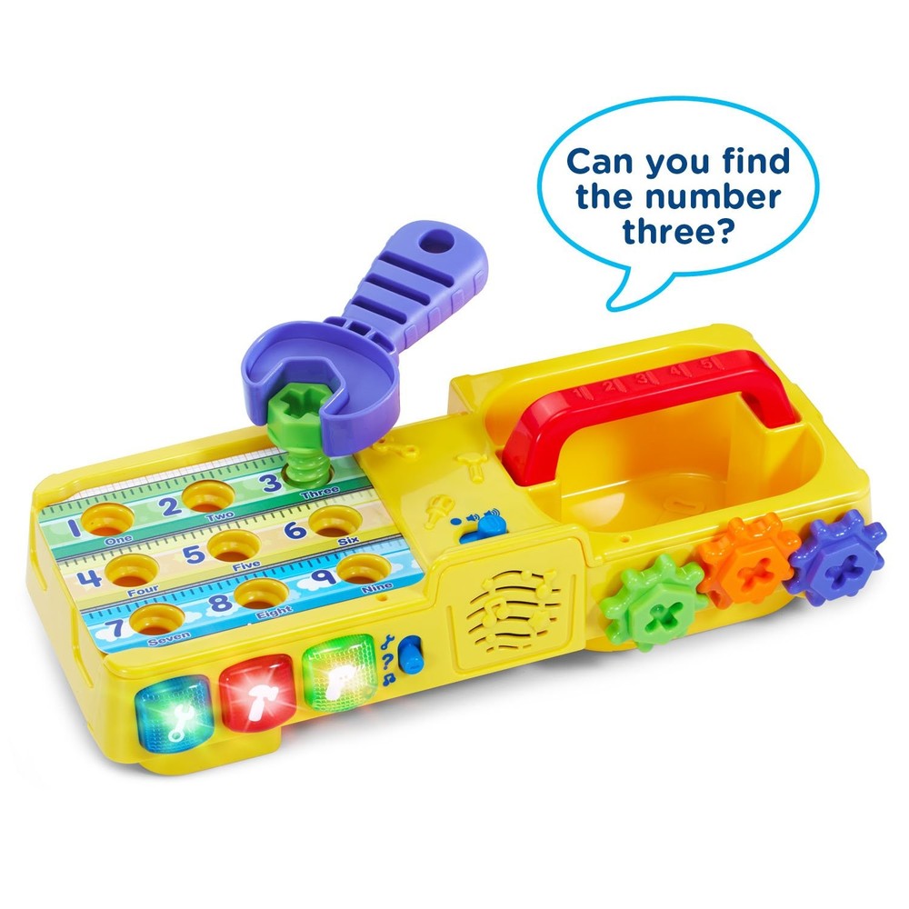 VTech Drill and Learn Toolbox 12.6" x 5.7" x 4.9", Multicolor