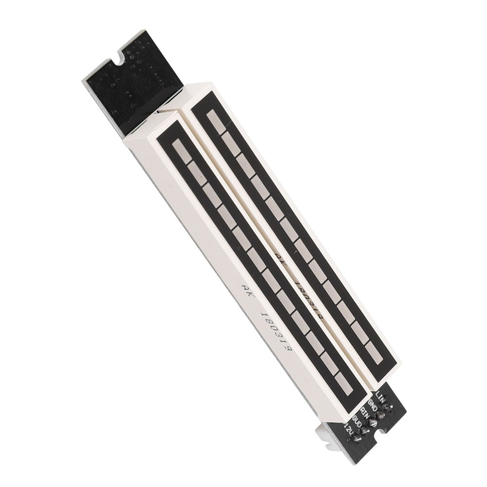 Dual 12 Stereo Level Indicator Adjustable Light Speed Level Meter Board Module