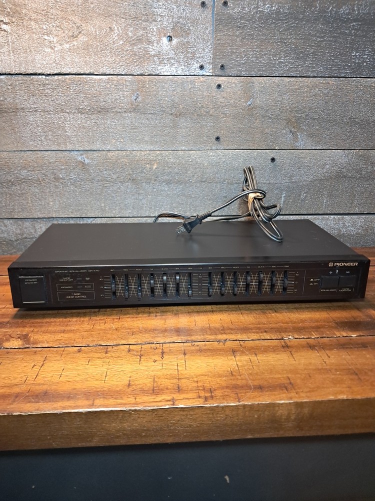 Pioneer Graphic Equalizer GR-470 Tested Working