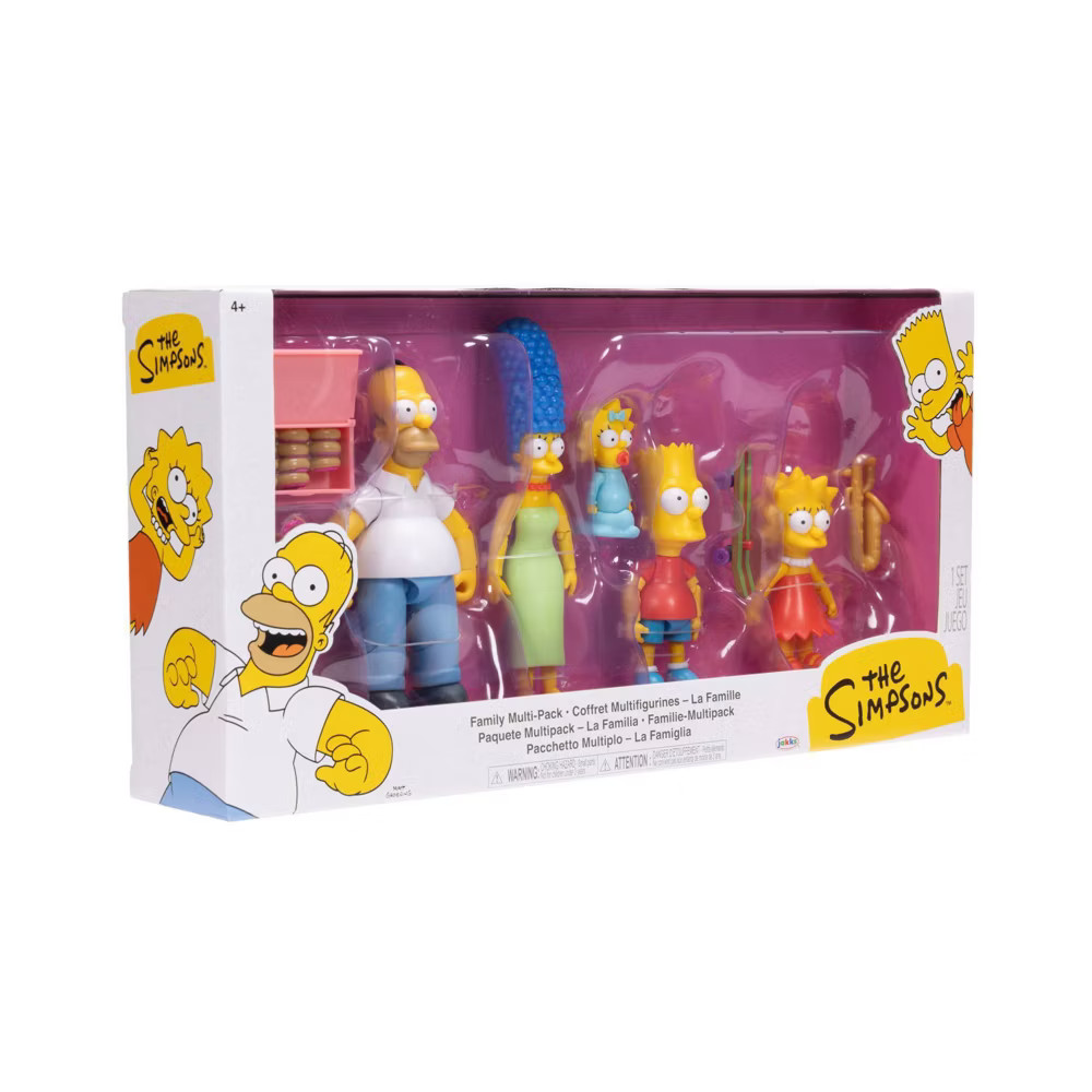 The Simpson's 5" Figures Family 4 Pack Action Figure