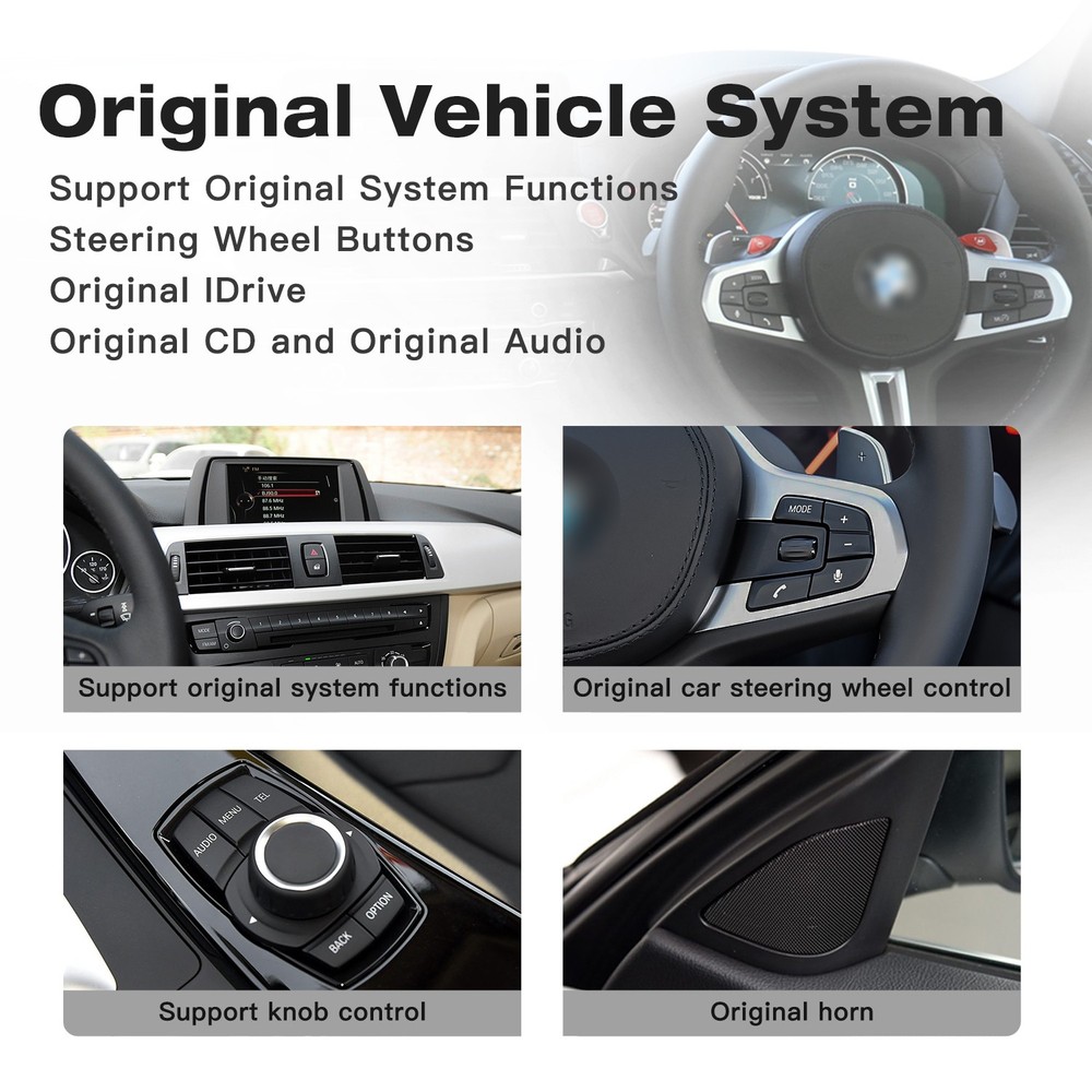 8.8" CarPlay Linux WIFI Touch Screen Android Radio For BMW E60 E61 E90 E91 CCC